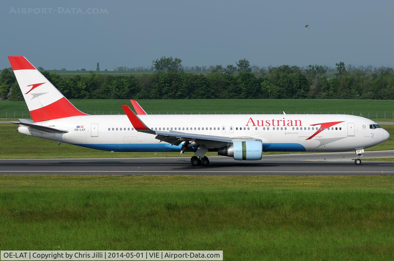 OE-LAT, 1991 Boeing 767-31A C/N 25273, Austrian Airlines