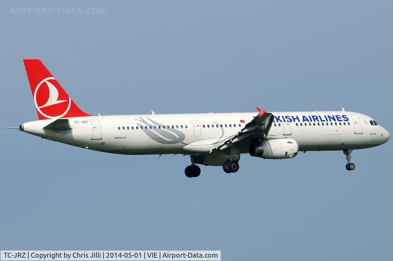 TC-JRZ, 2012 Airbus A321-231 C/N 5118, Turkish Airlines