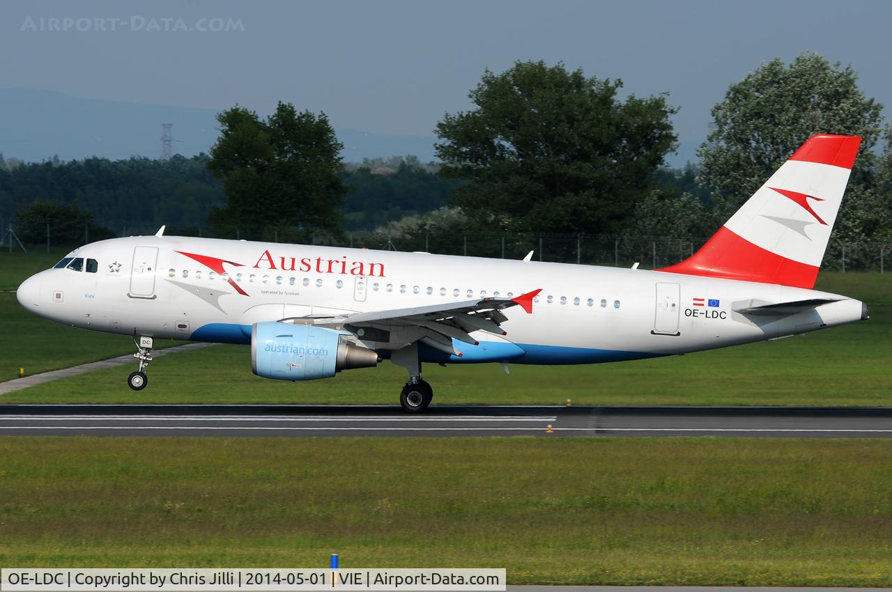 OE-LDC, 2004 Airbus A319-112 C/N 2262, Austrian Airlines