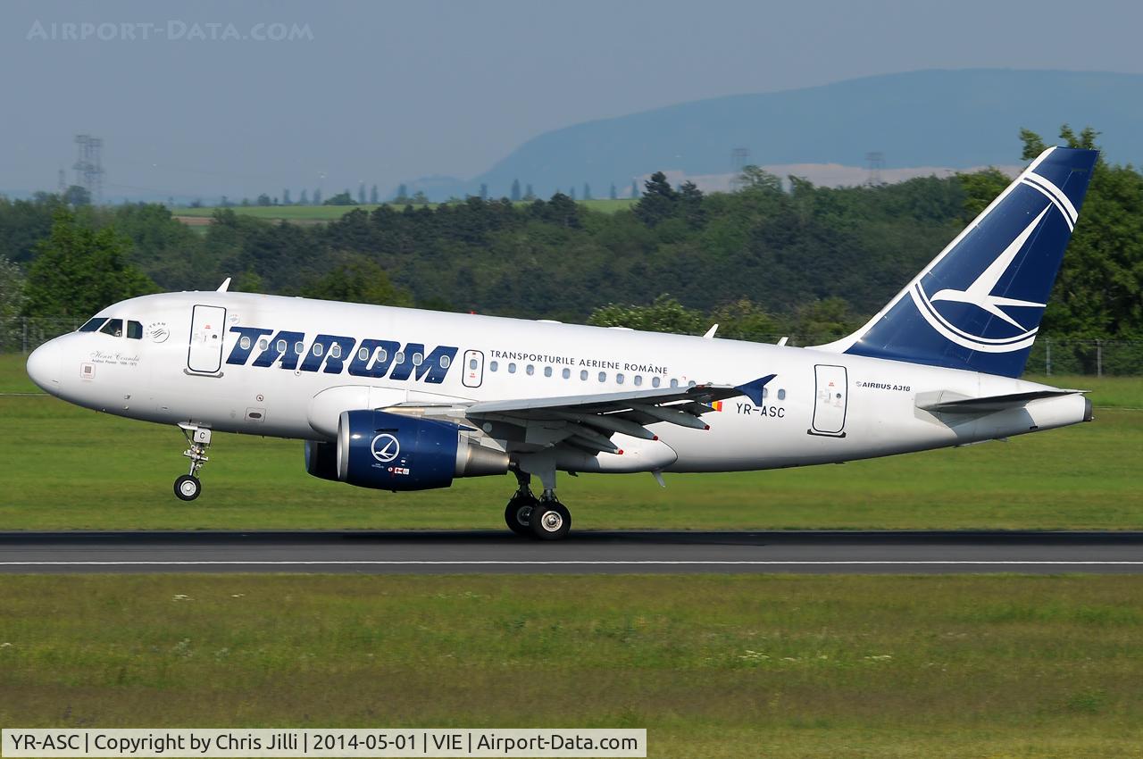 YR-ASC, 2007 Airbus A318-121 C/N 3220, TAROM