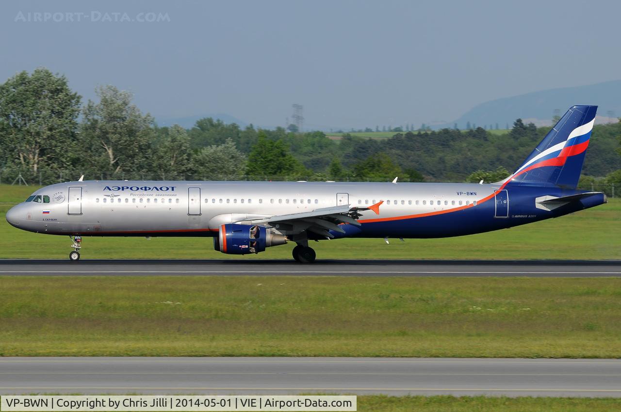 VP-BWN, 2004 Airbus A321-211 C/N 2330, Aeroflot