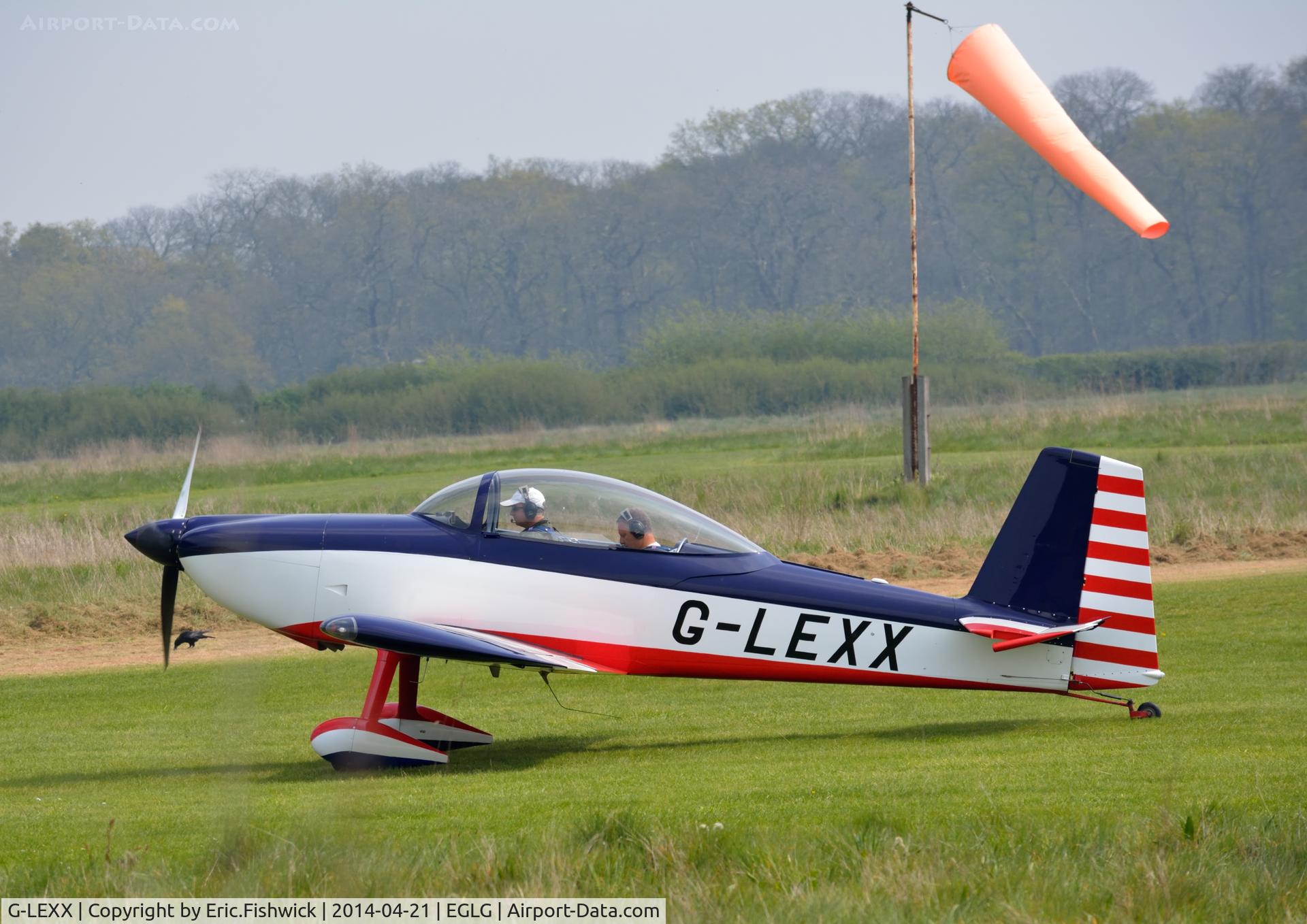 G-LEXX, 2002 Vans RV-8 C/N PFA 303-13896, 1. G-LEXX preparing to depart Panshanger Airfield.