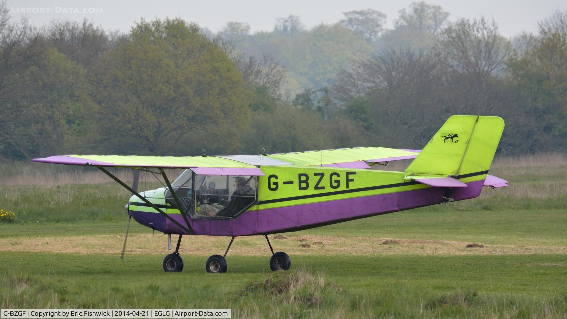 G-BZGF, 2000 Rans S-6ES Coyote II C/N PFA 204-13594, 1. G-BZGF preparing to depart Panshanger Airfield.