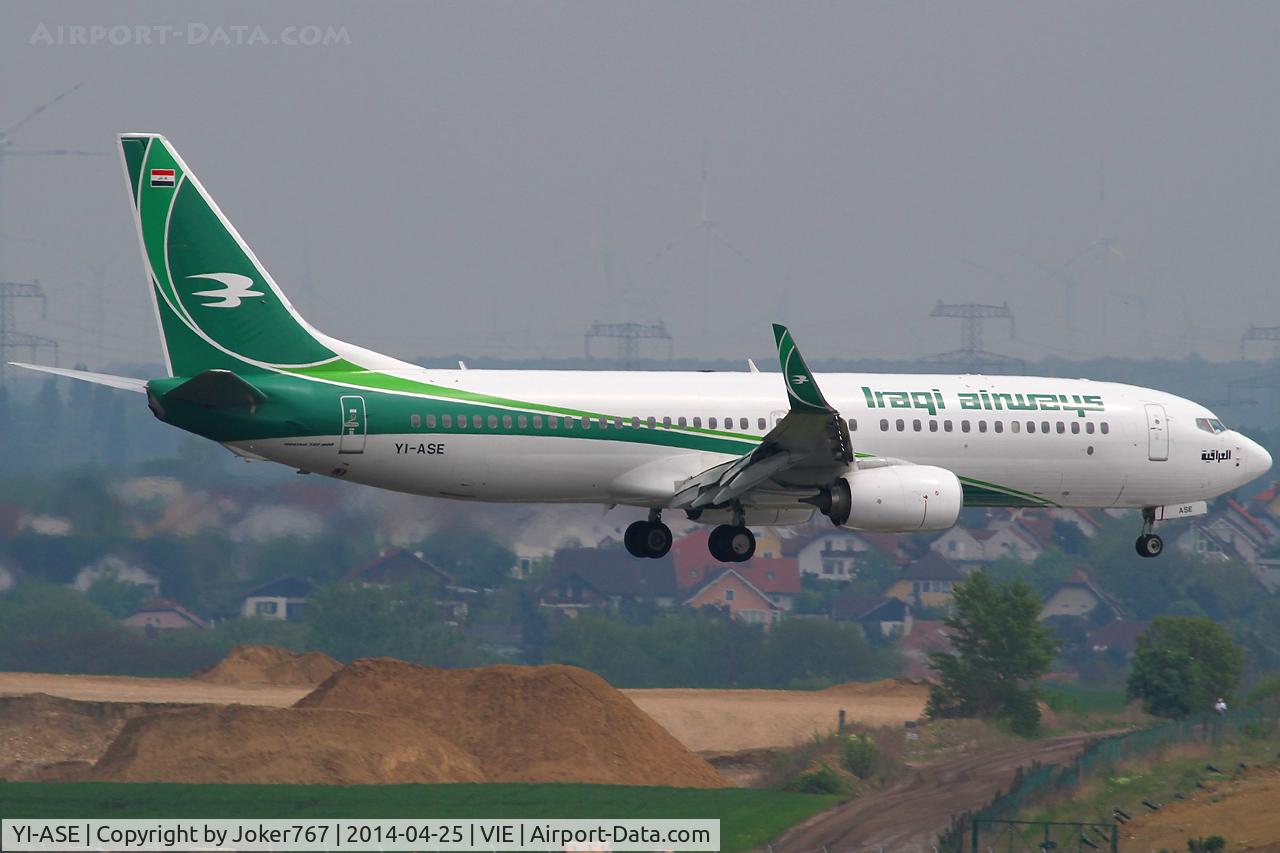YI-ASE, 2013 Boeing 737-81Z C/N 40104, Iraqi Airways