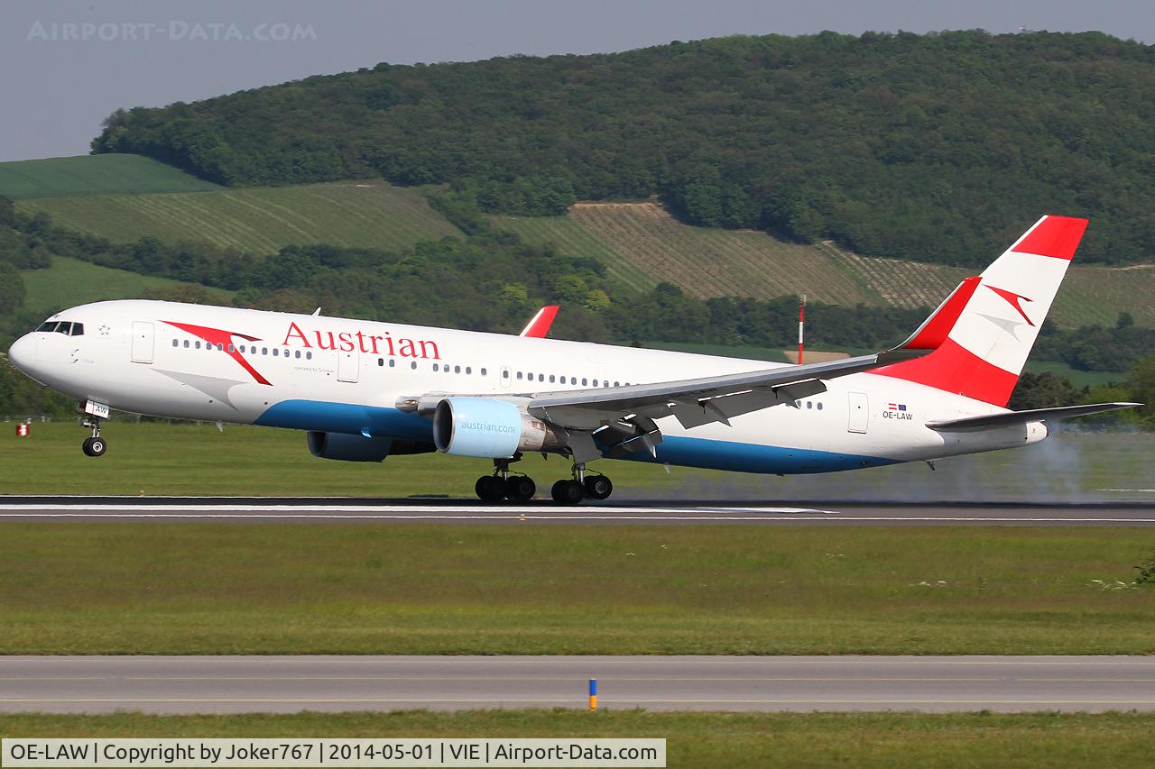 OE-LAW, 1992 Boeing 767-3Z9/ER C/N 26417, Austrian Airlines