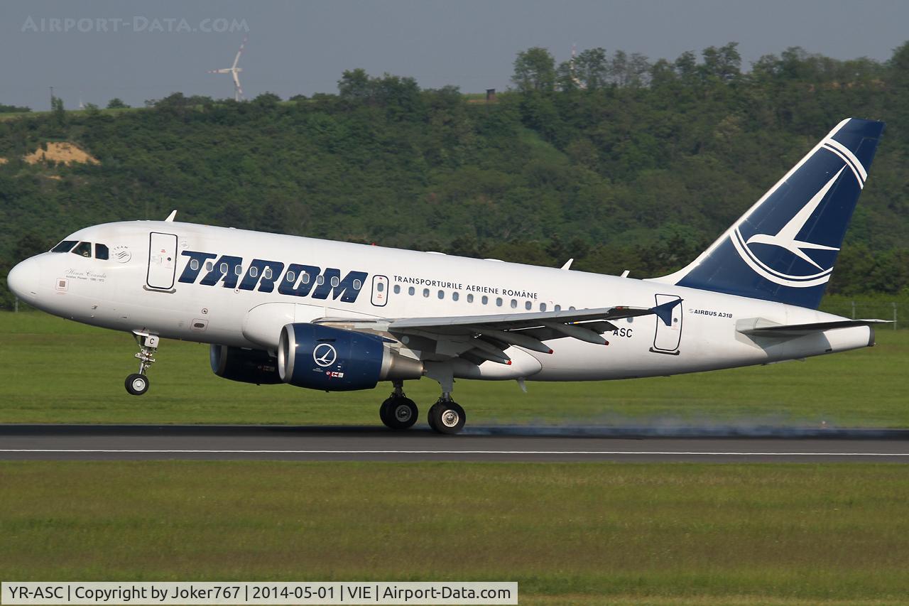 YR-ASC, 2007 Airbus A318-121 C/N 3220, Tarom