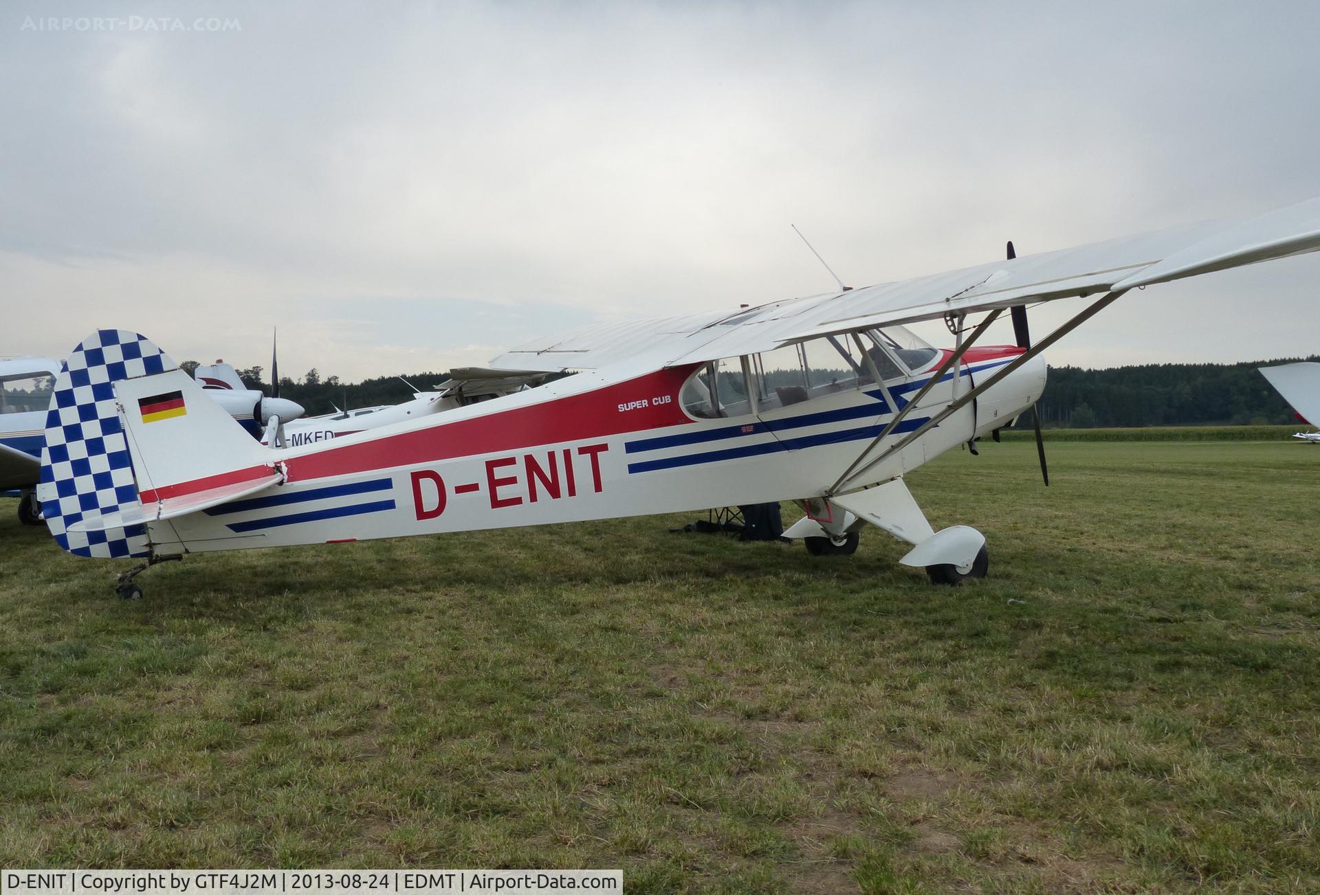 D-ENIT, 1960 Piper PA-18-150 Super Cub C/N 18-7327, D-ENIT at Tannheim 24.8.13