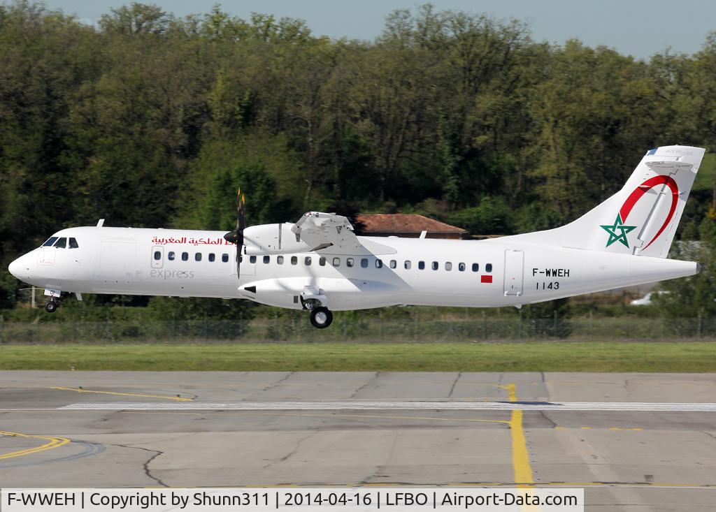F-WWEH, 2014 ATR 72-600 C/N 1143, C/n 1143 - To be CN-COI