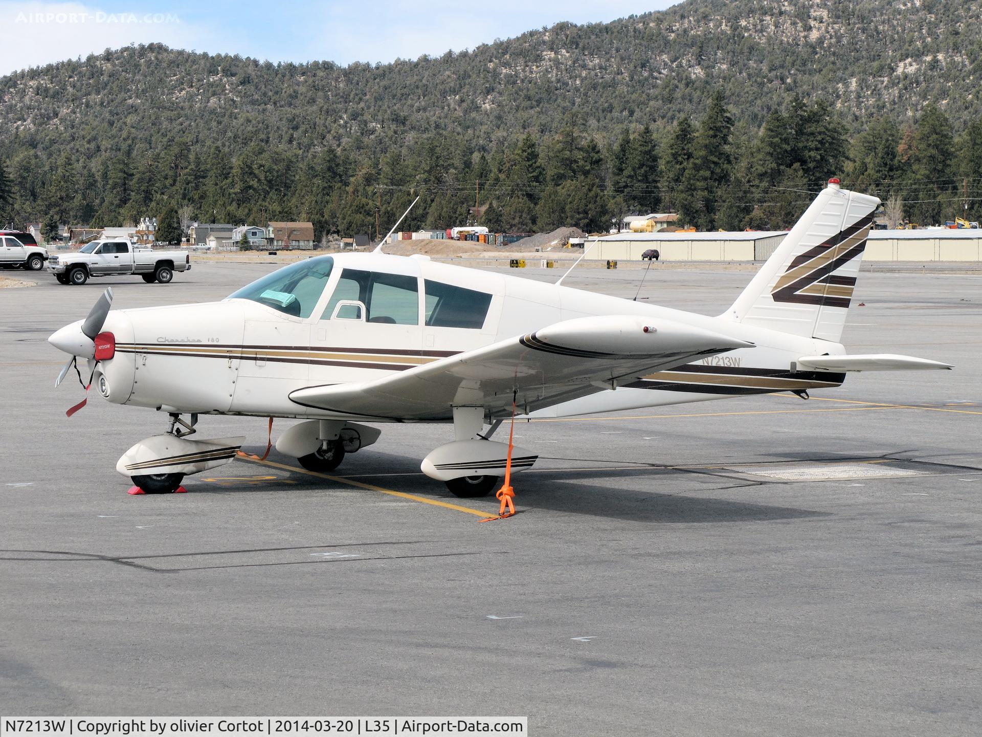 N7213W, 1963 Piper PA-28-180 C/N 28-1155, Big bear airport
