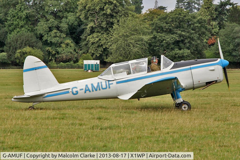 G-AMUF, 1952 De Havilland DHC-1 Chipmunk 21 C/N C1/0832, De Havilland DHC-1 Chipmunk 22 at The De Havilland Moth Club's 28th International Moth Rally at Woburn Abbey. August 2013.