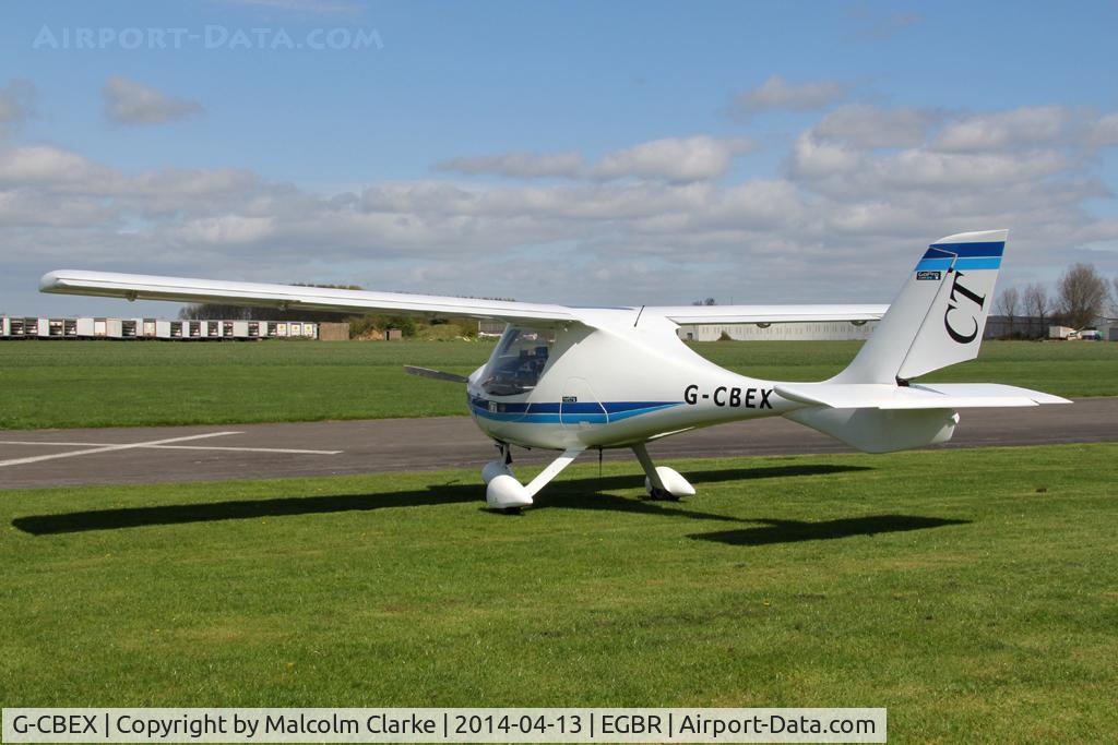G-CBEX, 2001 Flight Design CT2K C/N 01.08.01.23, Flight Design CT2K at The Real Aeroplane Club's Early Bird Fly-In, Breighton Airfield, April 2014.