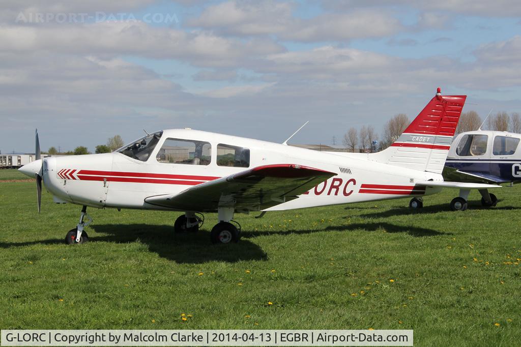 G-LORC, 1992 Piper PA-28-161 Cadet C/N 2841339, Piper PA-28-161 Cadet at The Real Aeroplane Club's Early Bird Fly-In, Breighton Airfield, April 2014.