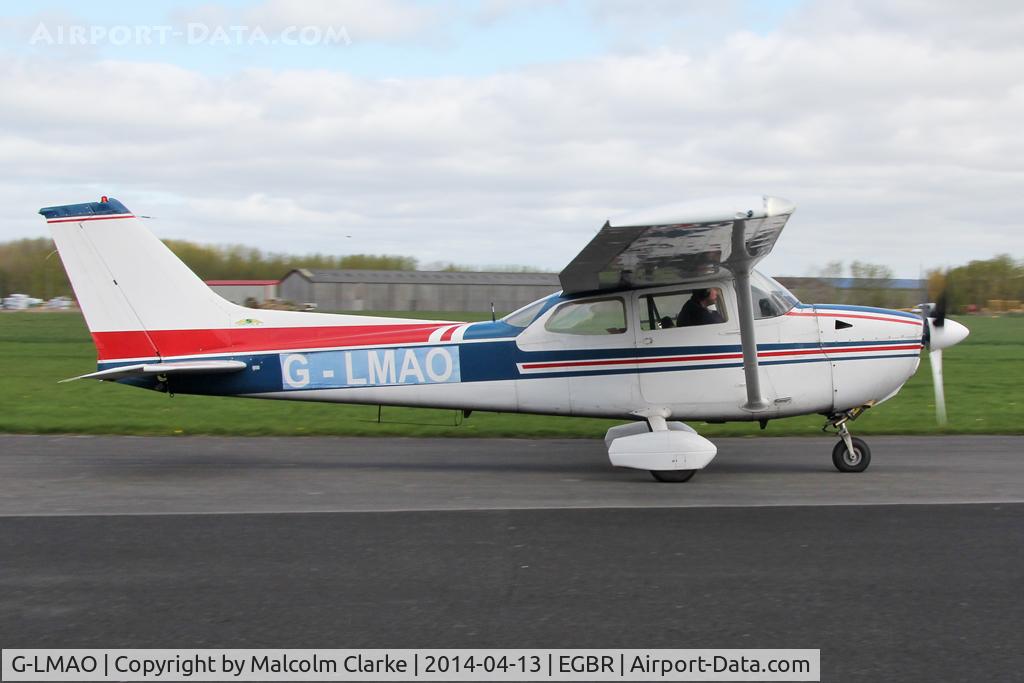 G-LMAO, 1978 Reims F172M Skyhawk Skyhawk C/N 1780, Reims F172M at The Real Aeroplane Club's Early Bird Fly-In, Breighton Airfield, April 2014.