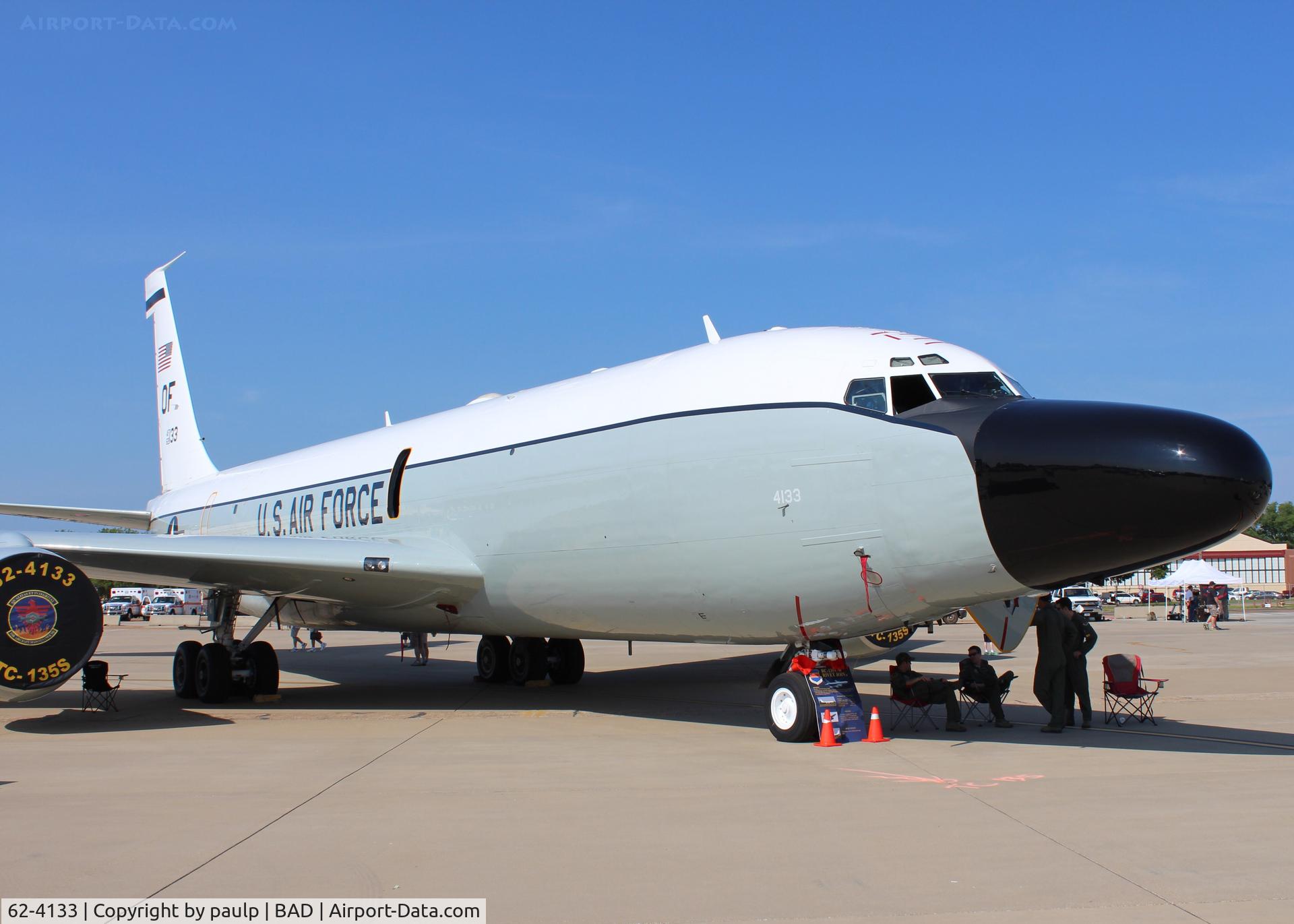 62-4133, 1962 Boeing TC-135S Stratolifter C/N 18473, At Barksdale Air Force Base. Same shot,,,different year. 