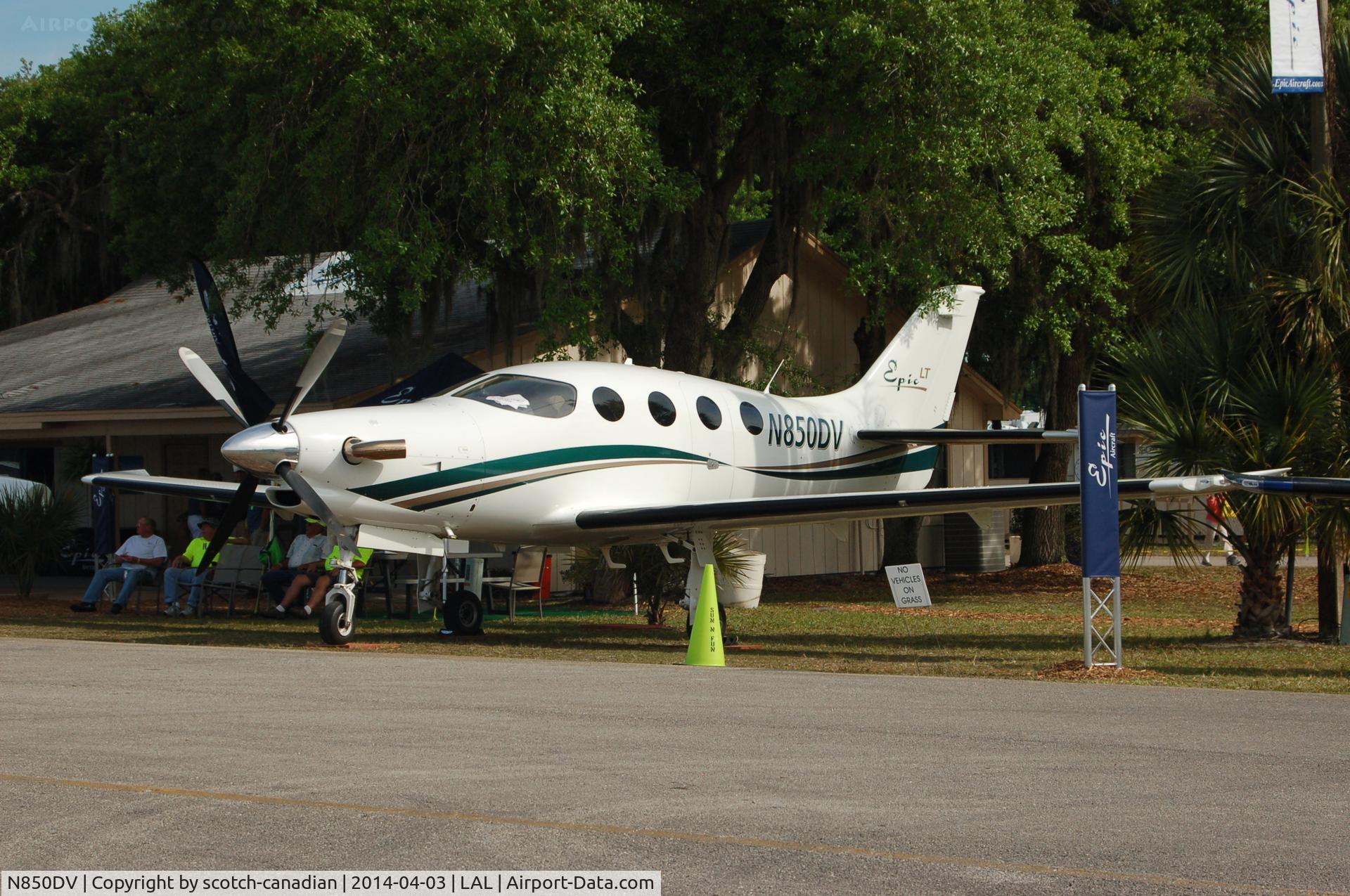 N850DV, 2011 AIR Epic LT C/N 031, AIR EPIC LT, N850DV, at 2014 Sun n Fun, Lakeland Linder Regional Airport, Lakeland, FL