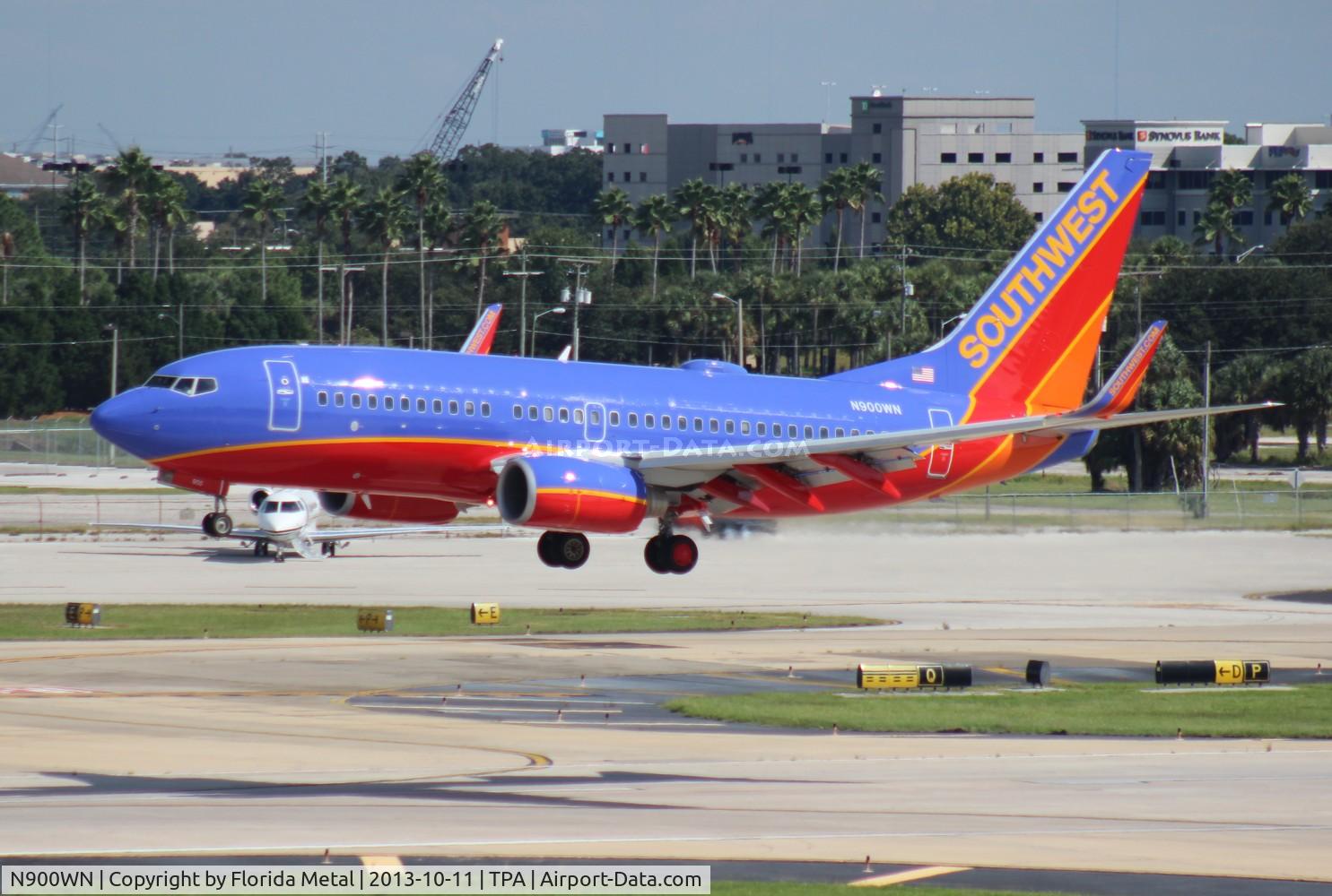 N900WN, 2007 Boeing 737-7H4 C/N 32544, Southwest 737-700