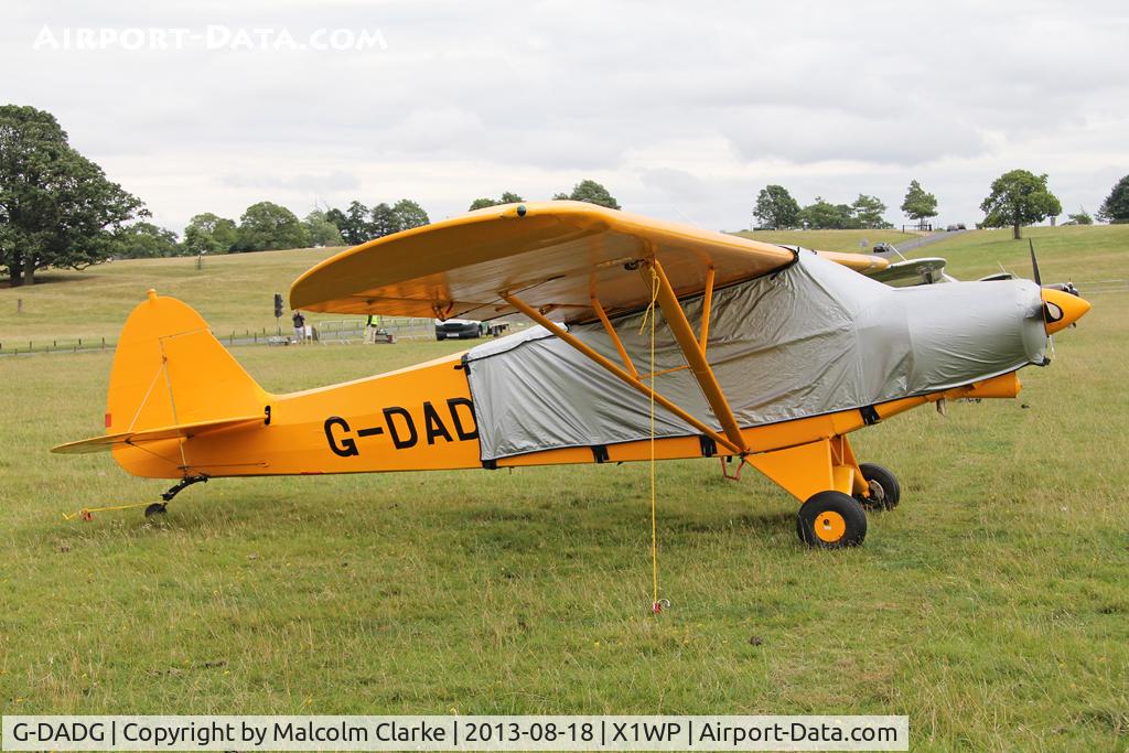 G-DADG, 1956 Piper PA-18-150 Super Cub C/N 18-5237, Piper PA-18-150 Super Cub at The De Havilland Moth Club's 28th International Moth Rally at Woburn Abbey. August 2013.