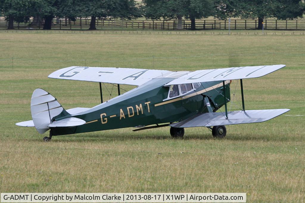 G-ADMT, 1936 De Havilland DH.87B Hornet Moth C/N 8093, De Havilland DH-87B Hornet Moth at The De Havilland Moth Club's 28th International Moth Rally at Woburn Abbey. August 2013.