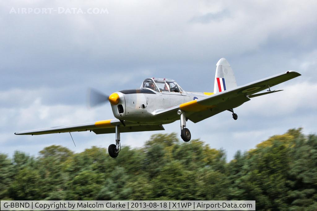 G-BBND, 1950 De Havilland DHC-1 Chipmunk T.10 C/N C1/0225, De Havilland DHC-1 Chipmunk 22 at The De Havilland Moth Club's 28th International Moth Rally at Woburn Abbey. August 2013.