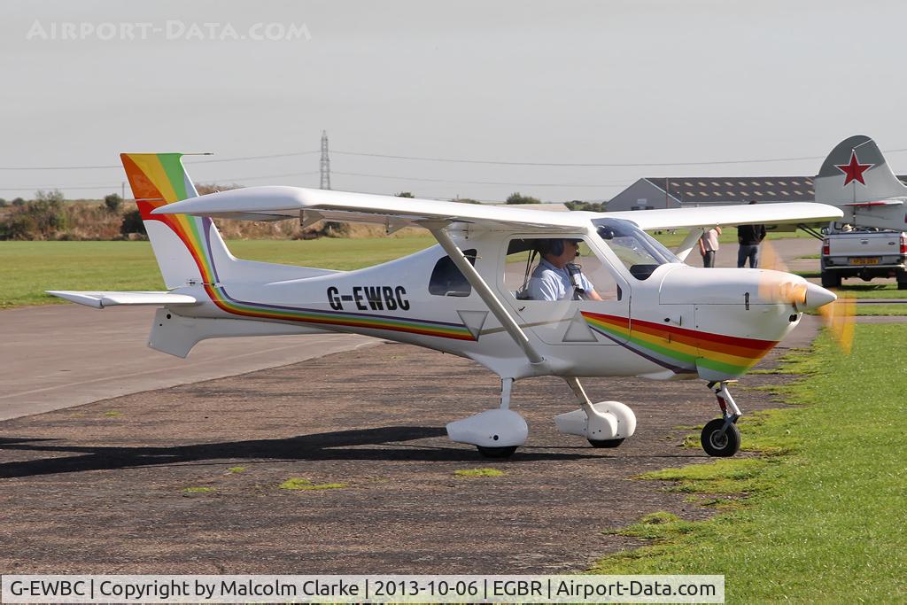 G-EWBC, 2001 Jabiru SK C/N PFA 274-13457, Jabiru SK at The Real Aeroplane Club's Pre-Hibernation Fly-In, Breighton Airfield, October 2013.