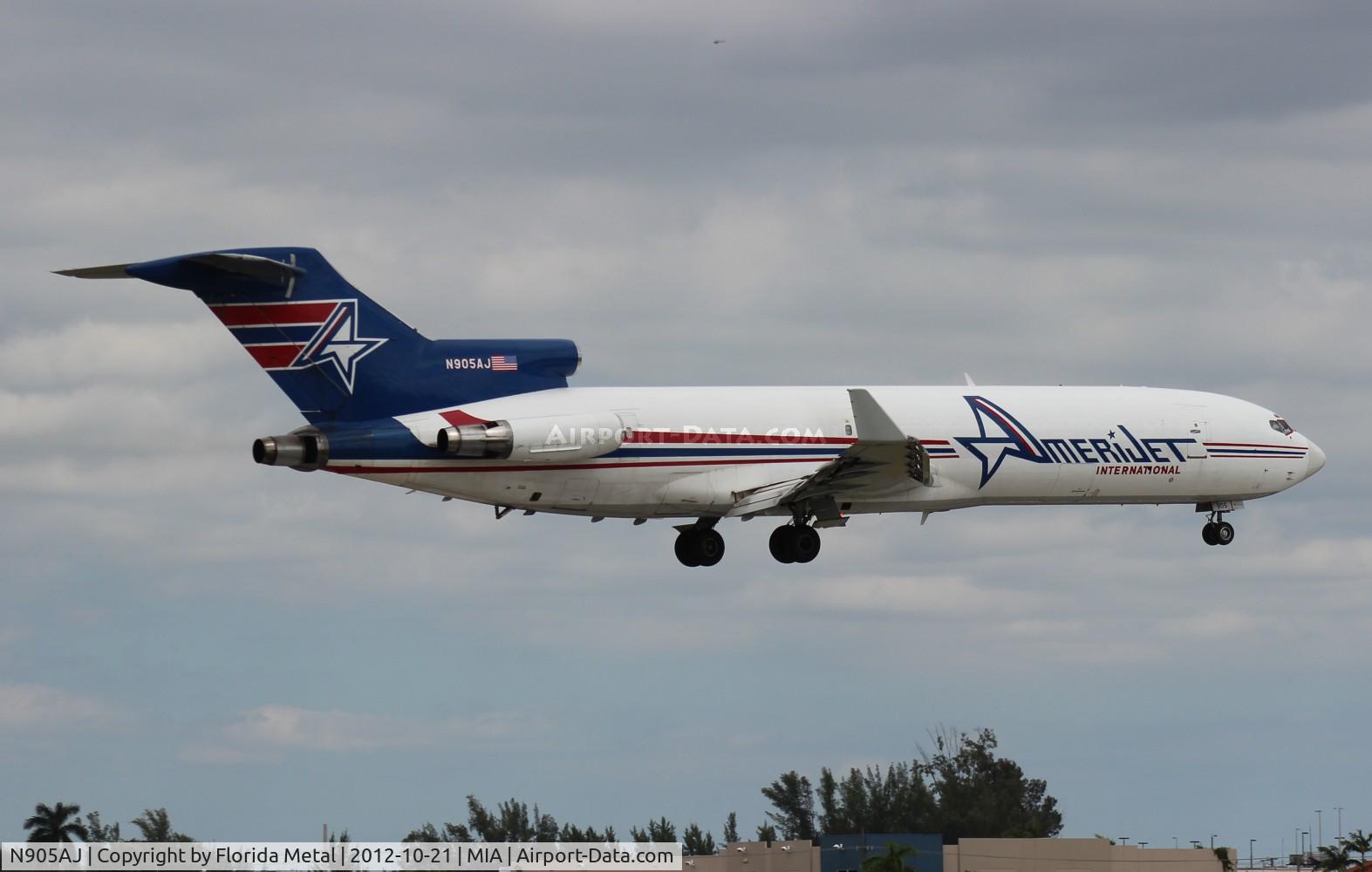 N905AJ, 1980 Boeing 727-231 C/N 21989, Amerijet 727-200