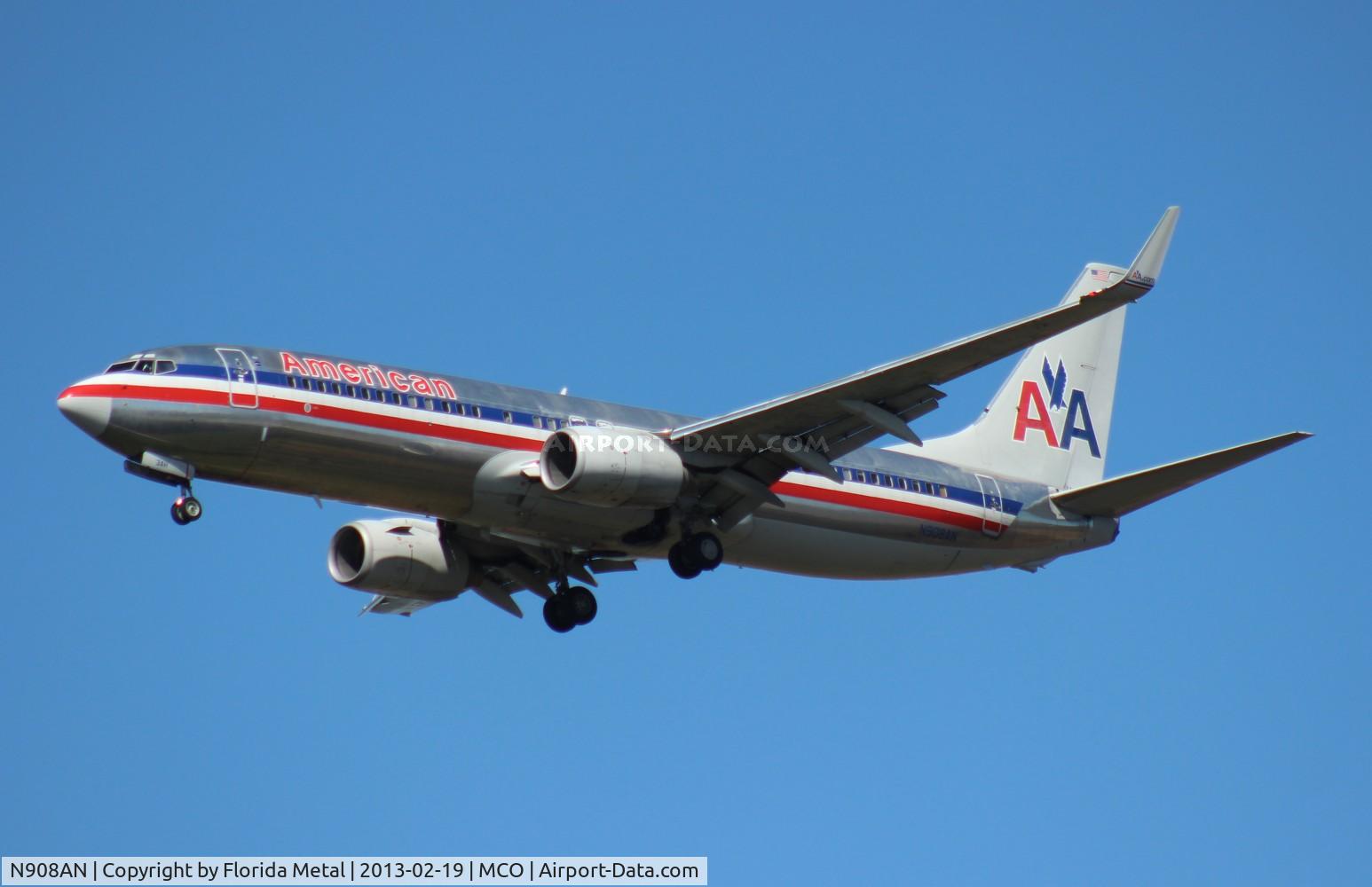 N908AN, 1999 Boeing 737-823 C/N 29510, American 737-800