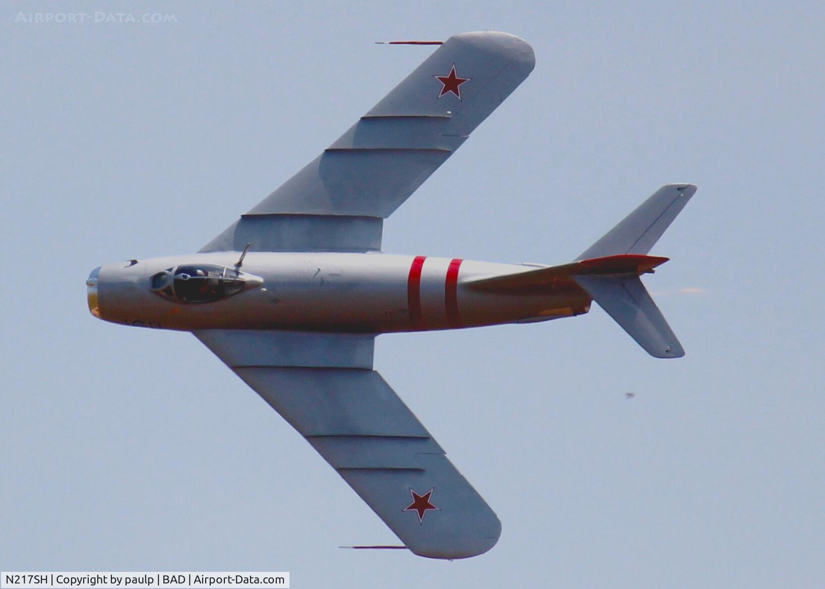 N217SH, 1959 PZL-Mielec Lim-5 (MiG-17F) C/N 1C1611, At Barksdale Air Force Base.