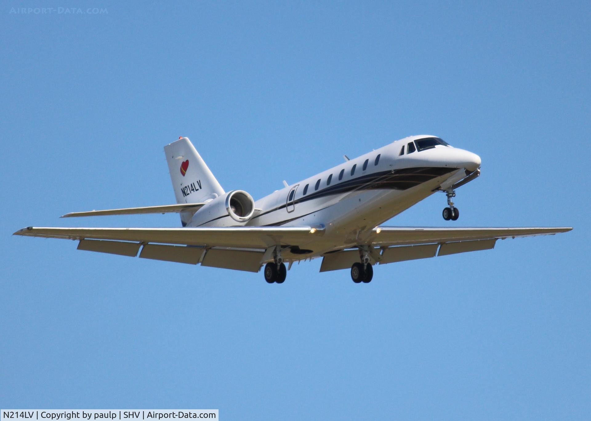 N214LV, 2006 Cessna 680 Citation Sovereign C/N 680-0096, At Shreveport Regional.