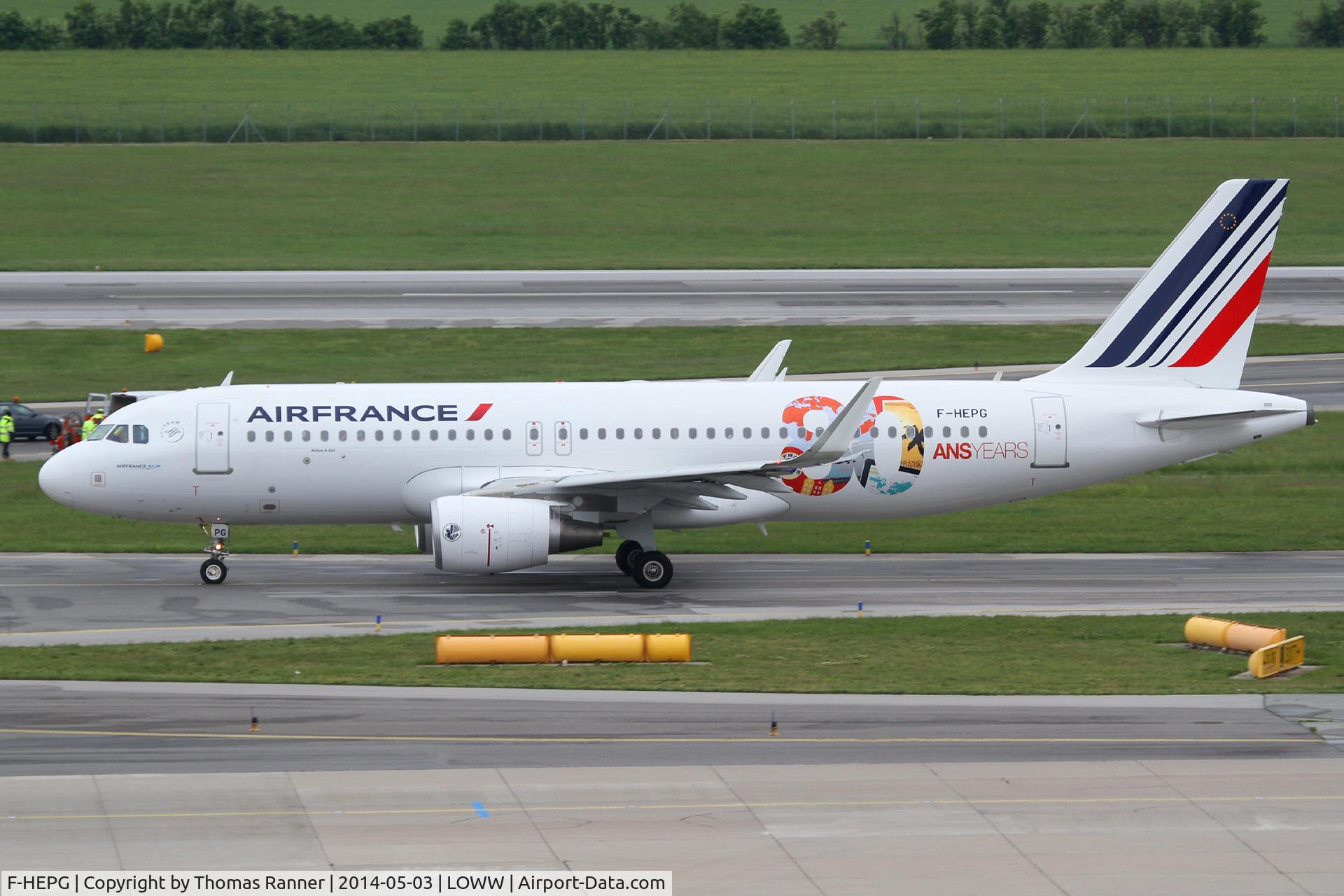 F-HEPG, 2013 Airbus A320-214 C/N 5802, Air France A320