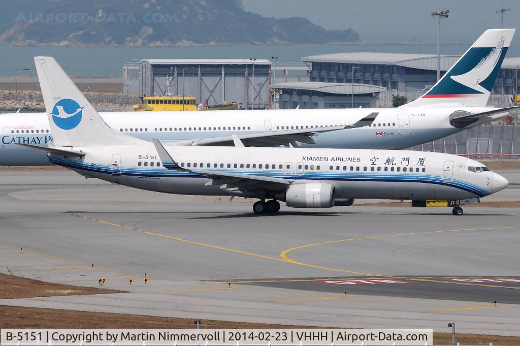 B-5151, 2006 Boeing 737-86N C/N 34255, Xiamen Airlines