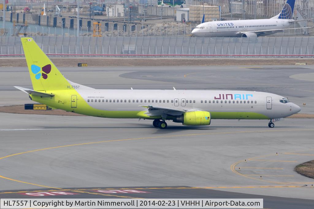 HL7557, 2000 Boeing 737-86N C/N 28622, Jin Air