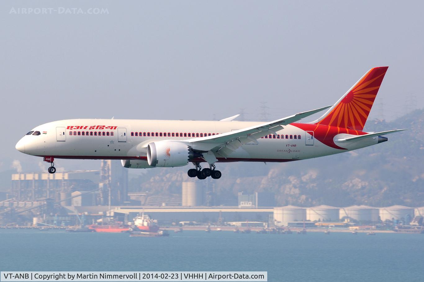 VT-ANB, 2011 Boeing 787-8 Dreamliner C/N 36274, Air India