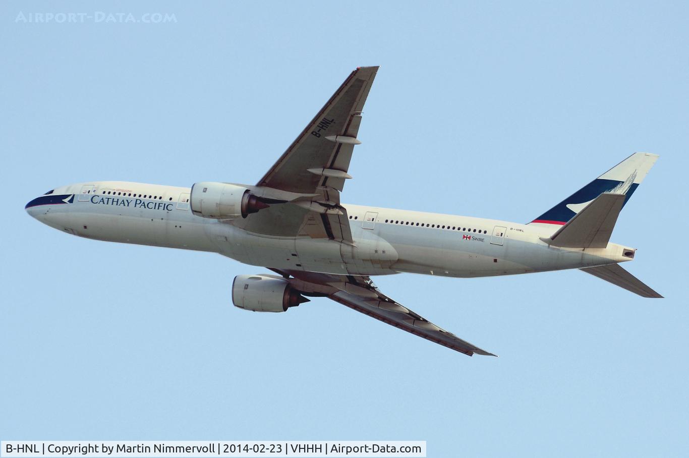 B-HNL, 1994 Boeing 777-267 C/N 27116, Cathay Pacific
