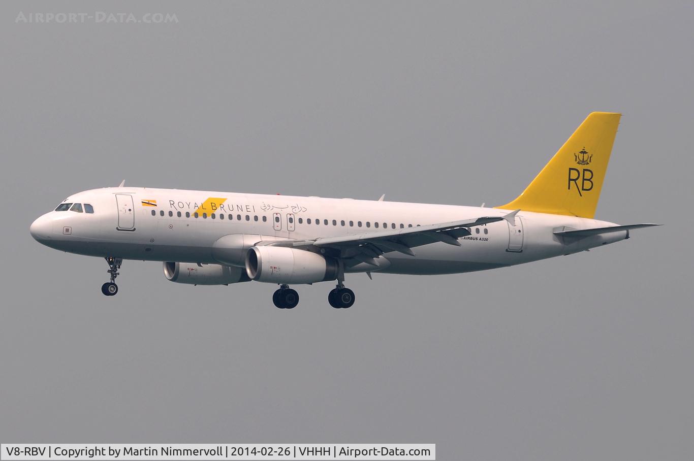 V8-RBV, 2007 Airbus A320-232 C/N 3071, Royal Brunei