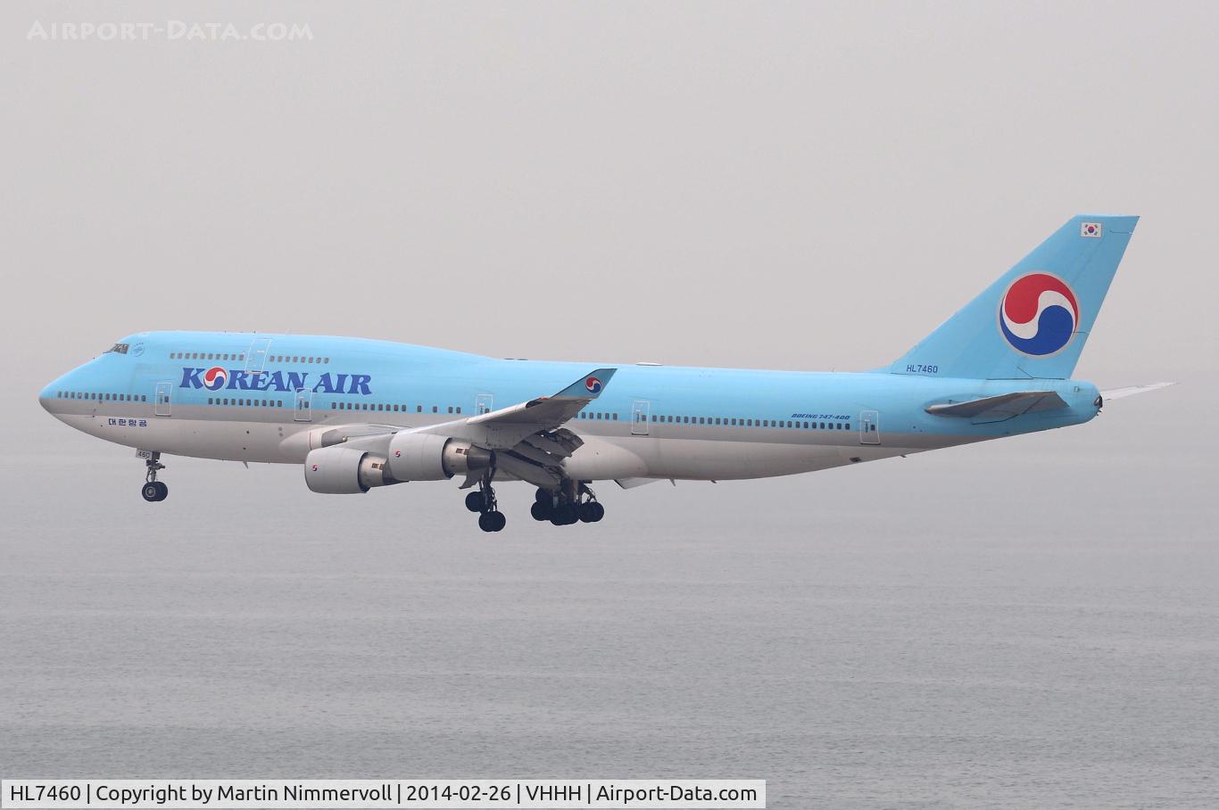 HL7460, 1997 Boeing 747-4B5 C/N 26404, Korean Air