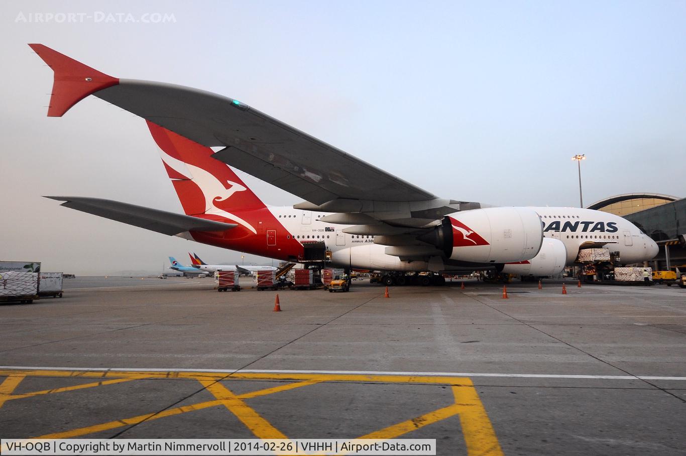 VH-OQB, 2008 Airbus A380-842 C/N 015, Qantas