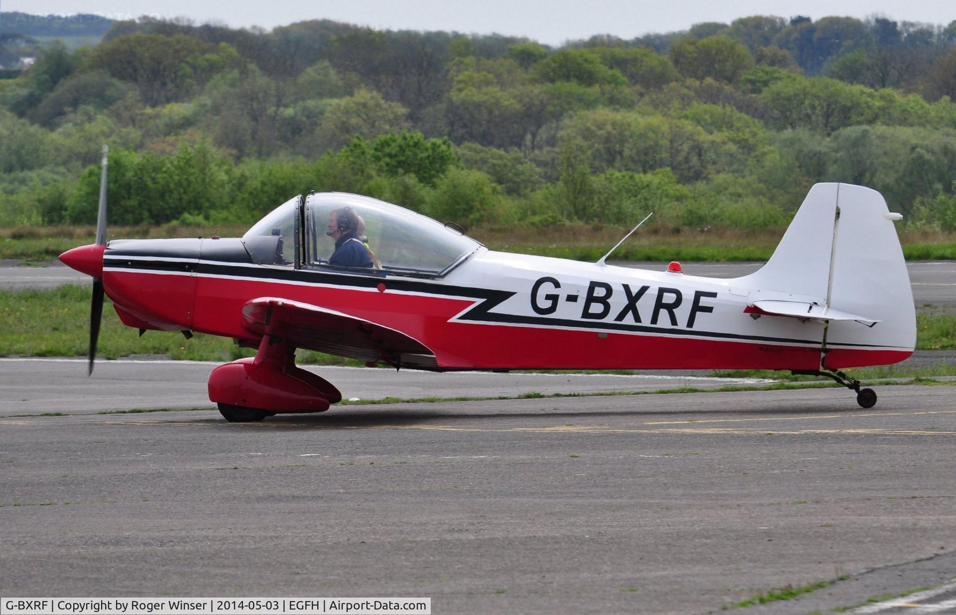 G-BXRF, 1965 Scintex CP-1310 C3 Super Emeraude C/N 935, Super Emeraude arriving.