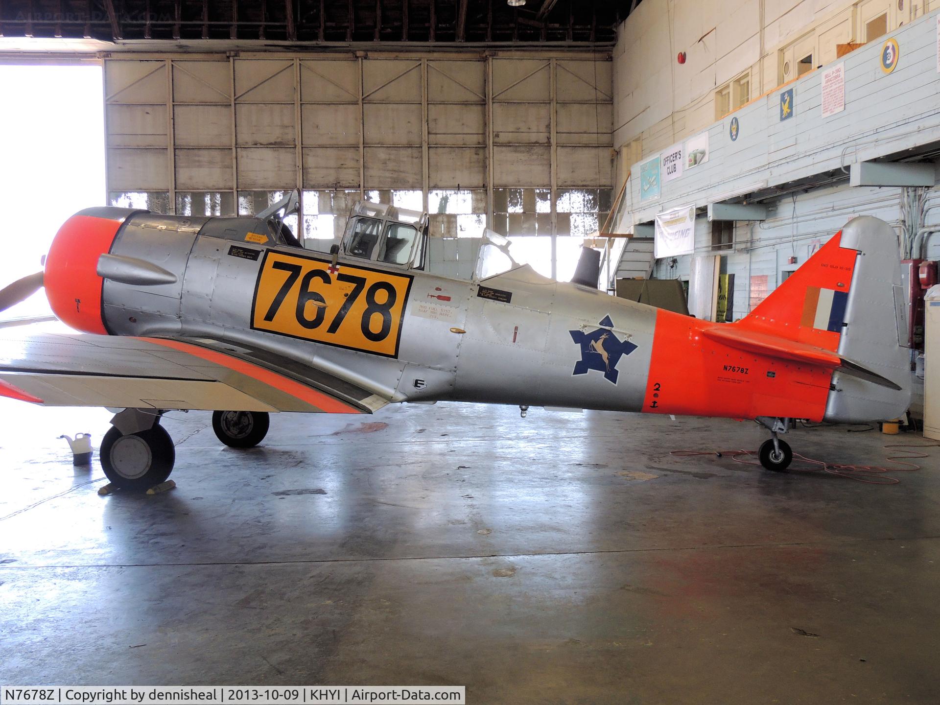 N7678Z, 1942 North American AT-6C (SNJ-4) C/N 88-9156, 1942 NORTH AMERICAN AT-6C(SNJ-4)