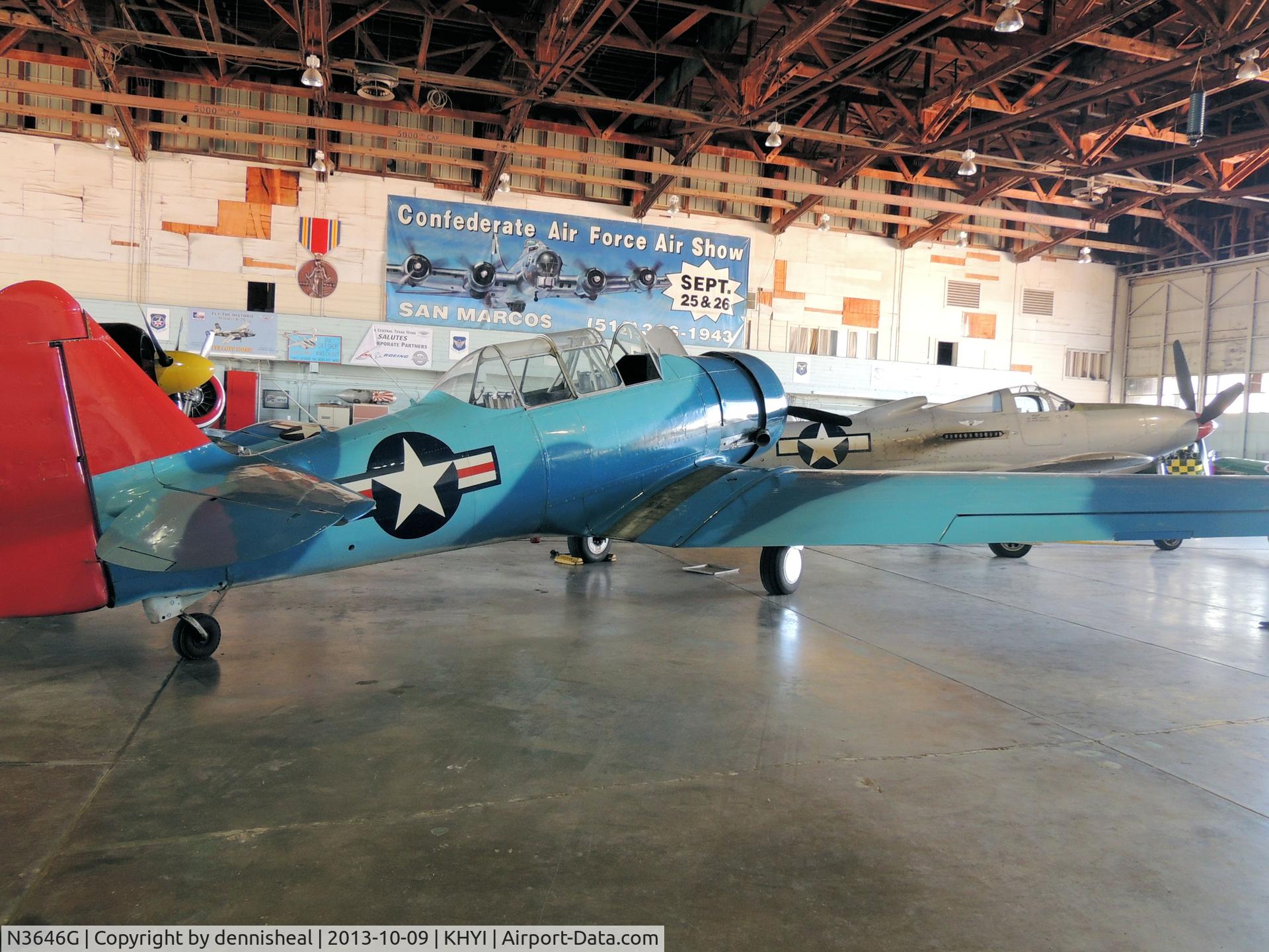 N3646G, 1946 North American AT-6 C/N AJ-688, 1946 NORTH AMERICAN AT-6