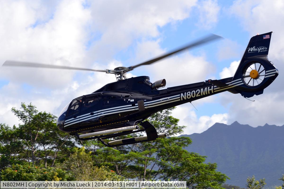 N802MH, 2003 Eurocopter EC-130B-4 (AS-350B-4) C/N 3707, At Princeville
