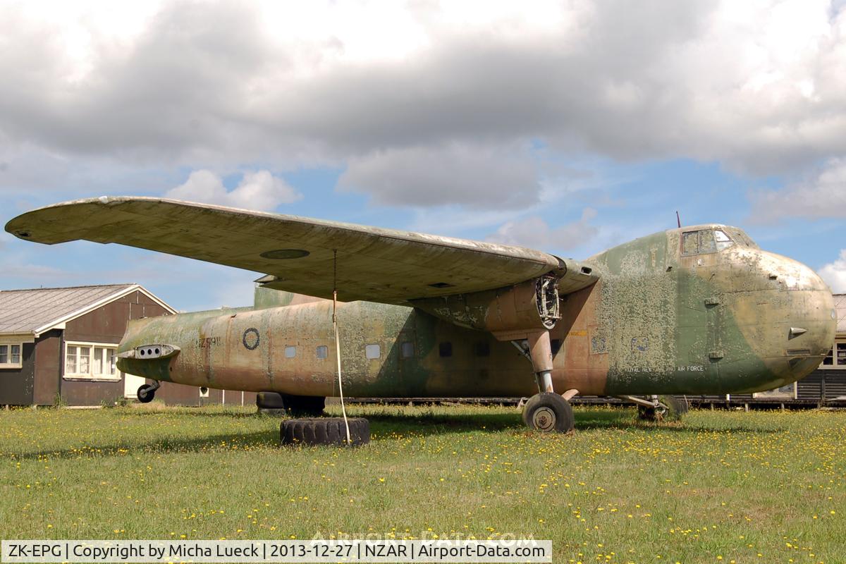 ZK-EPG, Bristol 170 Freighter Mk.31M C/N 13135, New hidden spot at Ardmore