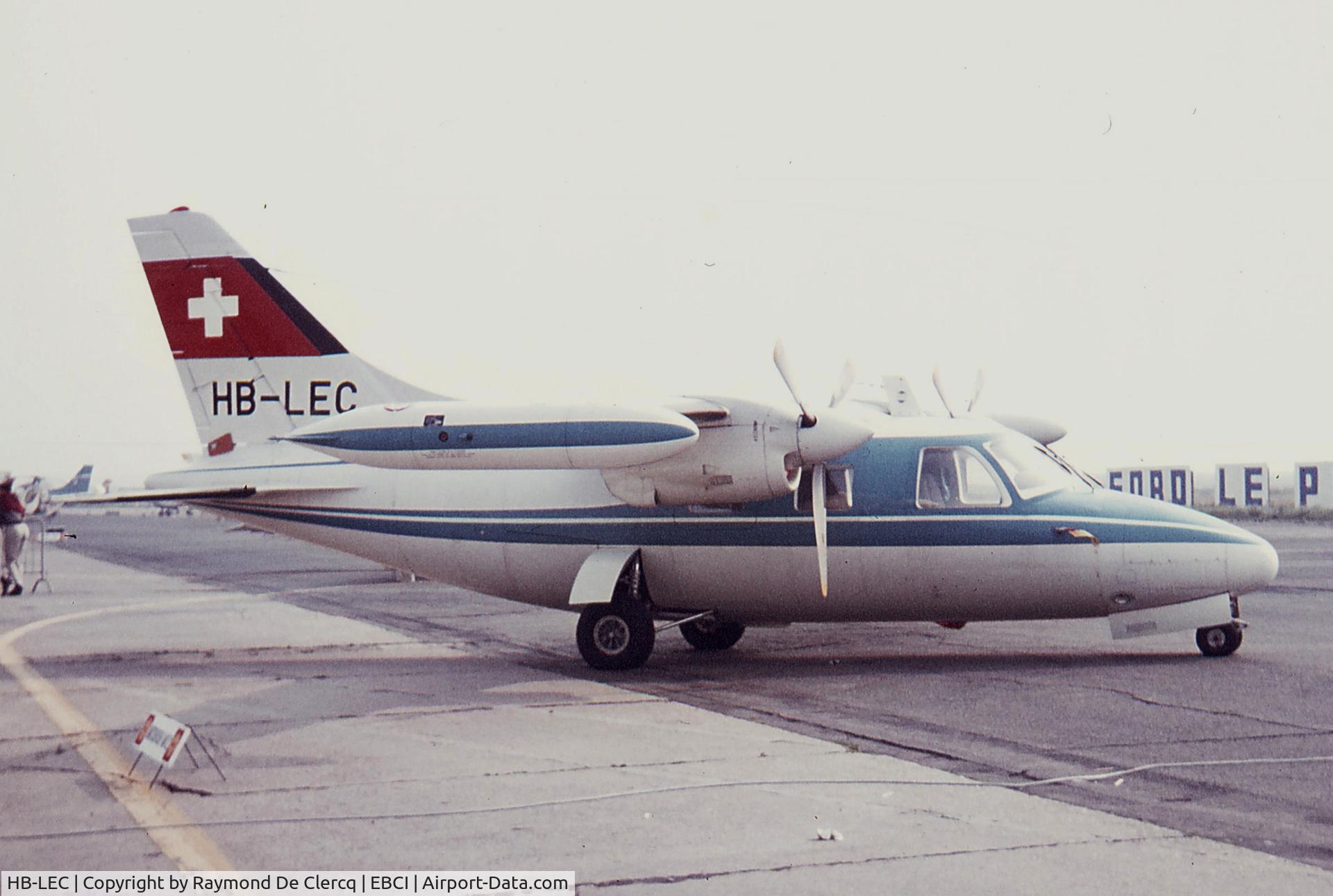 HB-LEC, 1966 Mitsubishi Mu-2B C/N 028, Gosselies  1967