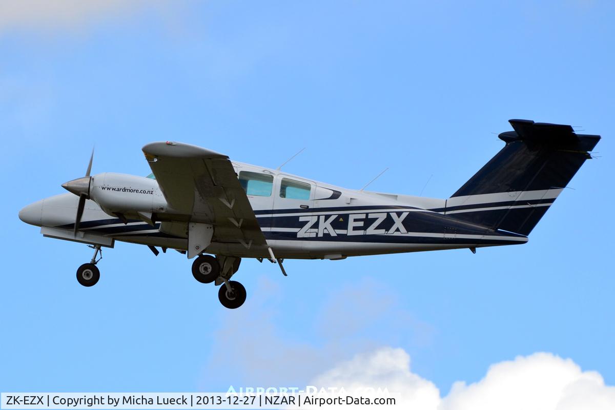 ZK-EZX, Beech 76 Duchess C/N ME-339, At Ardmore