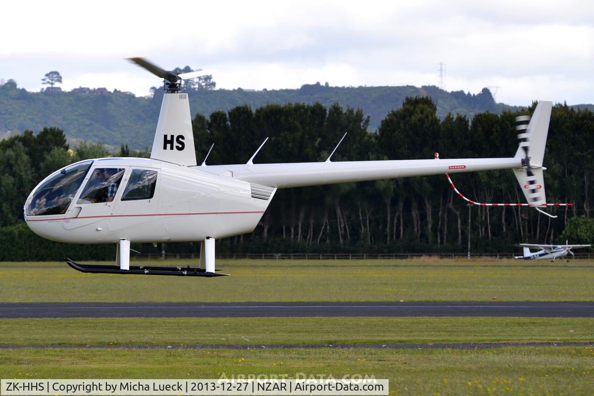 ZK-HHS, 2006 Robinson R44 II C/N 10955, At Ardmore