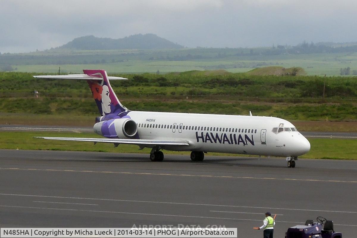 N485HA, 2001 Boeing 717-22A C/N 55130, At Kahului