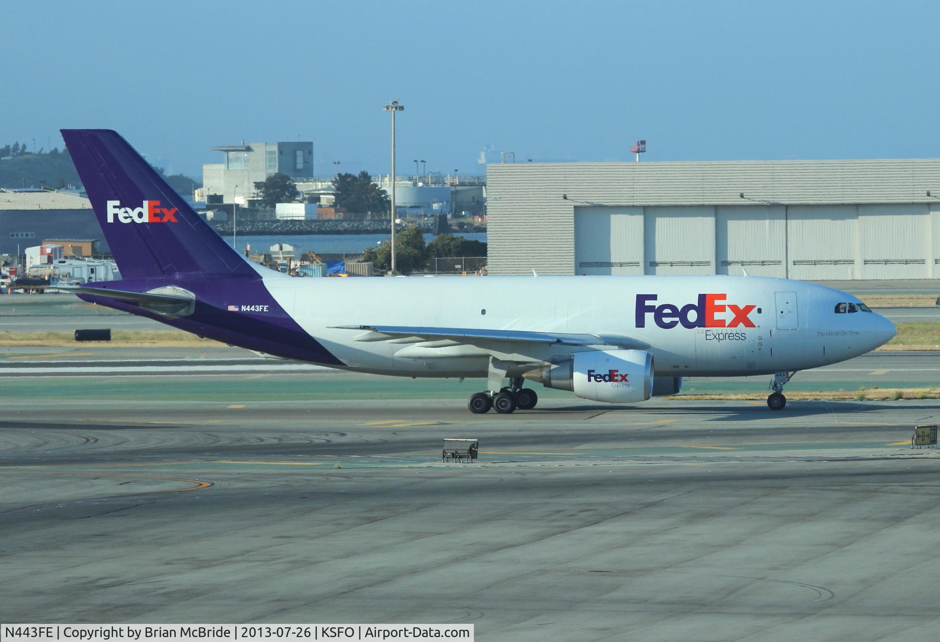 N443FE, 1984 Airbus A310-203 C/N 283, FedEx Express. A310-203F. N443FE cn 283. San Francisco - International (SFO KSFO). Image © Brian McBride. 26 July 2013