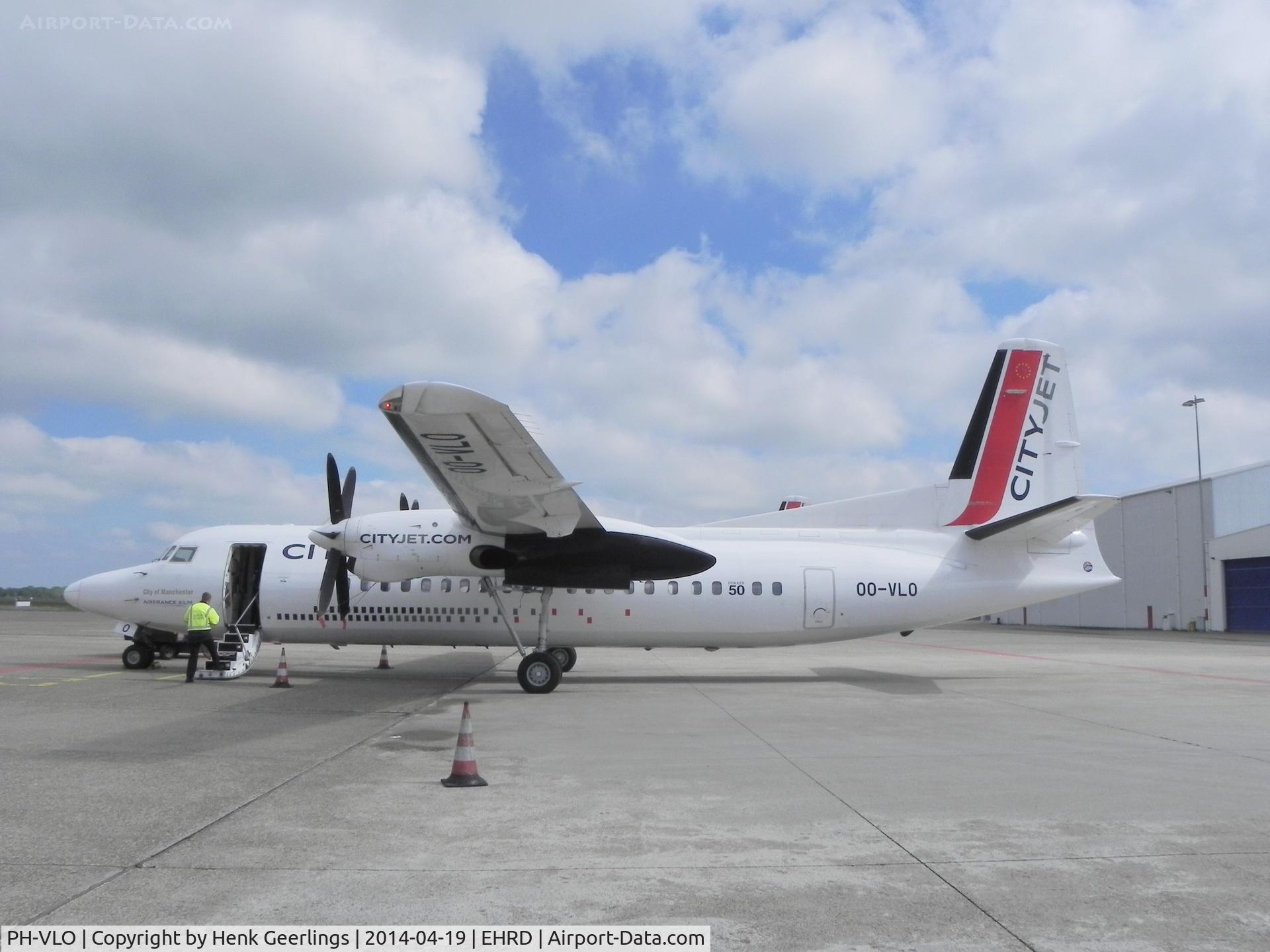 PH-VLO, 1988 Fokker 50 C/N 20127, Rotterdam The Hague Airport  - CityJet