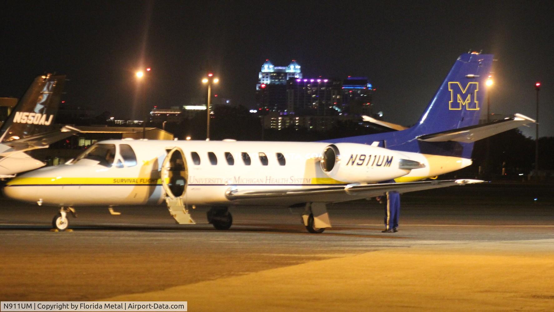 N911UM, 2001 Cessna 560 Encore C/N 560-0562, University of Michigan Cessna 560