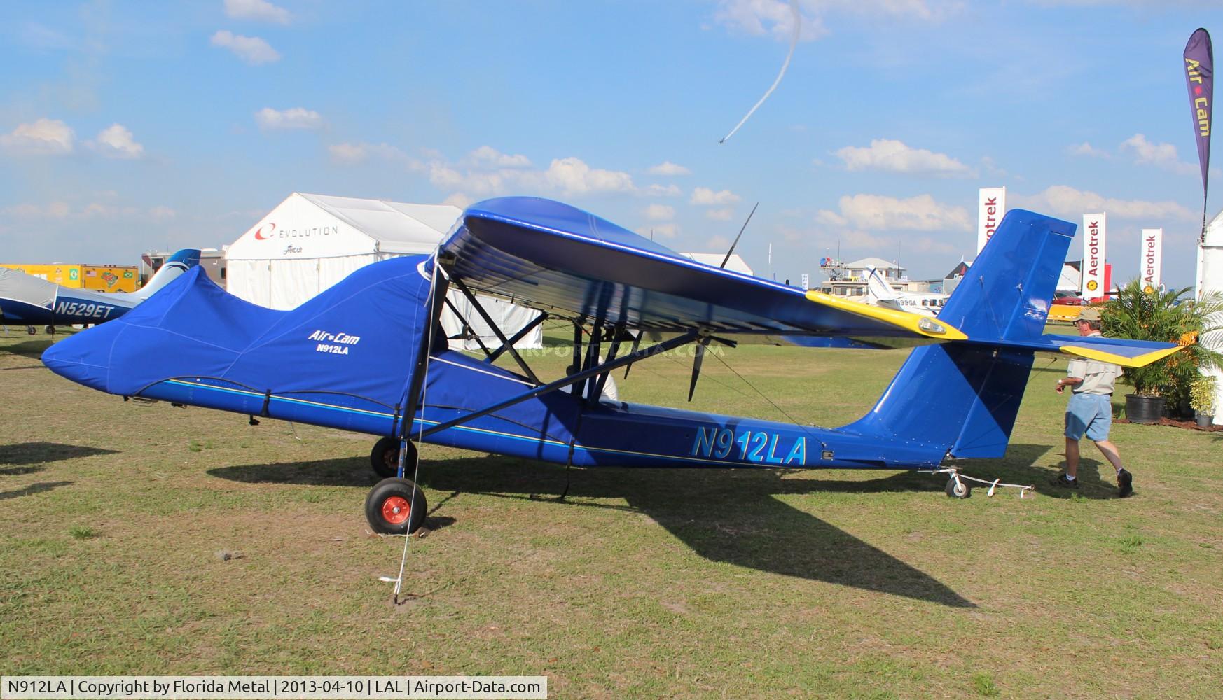 N912LA, Lockwood Aircam C/N AC138, Air Cam