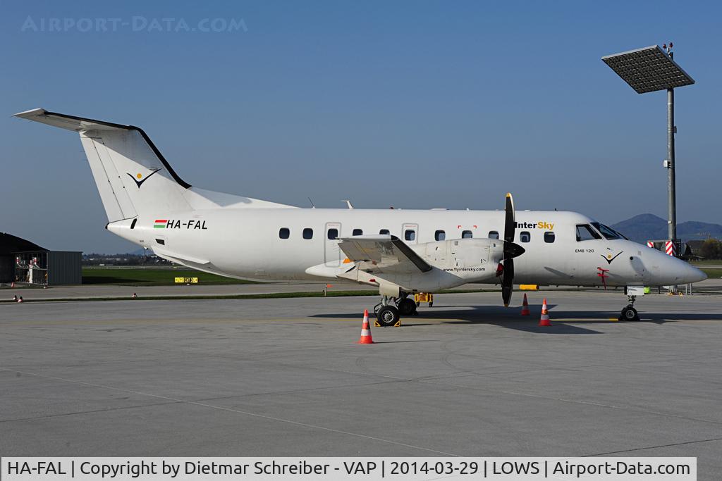 HA-FAL, 1990 Embraer EMB-120 Brasilia C/N 120176, Intersky Embraer 120